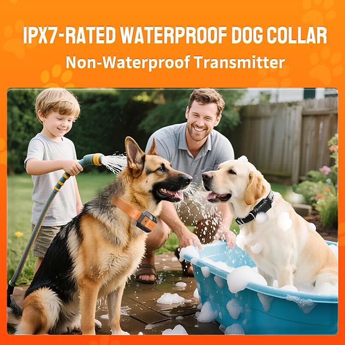 2025 New Model 3-in-1 Wireless Dog Fence System - Radar Dog Fence, Training Collar, No-Go Zones for Large/Medium Dogs | 1-Acre Coverage | Indoor/Outdoor Use | Real-Time Tracking (for 1 Dog)