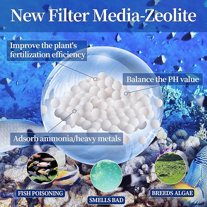 6 Pack Large Replacement Fish Filter Cartridges Aquariums,Carbon Filter Cartridges Compatible with Whisper EX30 EX45 EX70 Filters