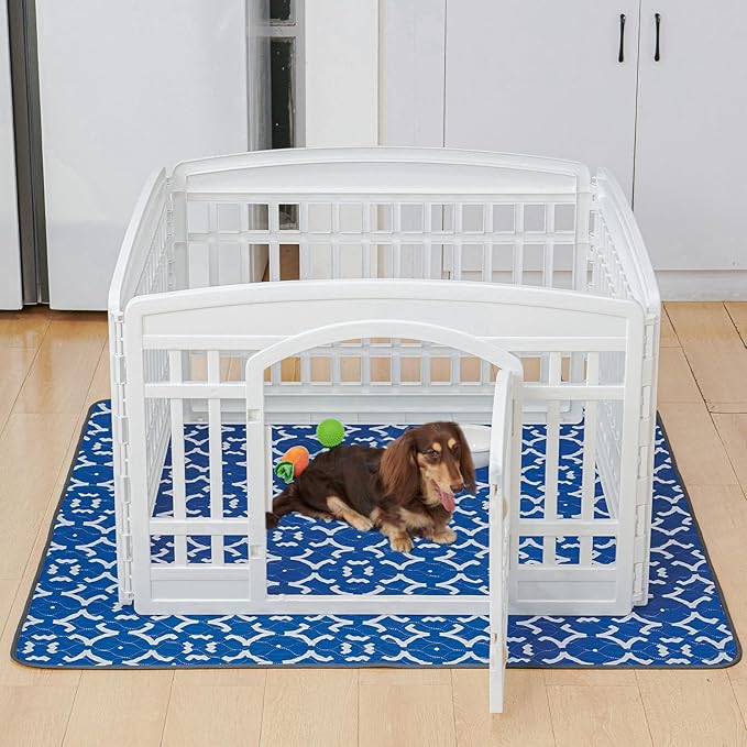 LOOBANI Washable Pee Pads for Dogs 36"x 36": 2 Pack Super Absorbent Reusable Puppy Pads Leakproof Whelping Pad Dog Playpen Mat, Waterproof Non-Slip Dog Training Pads for Floor, Crate, Potty
