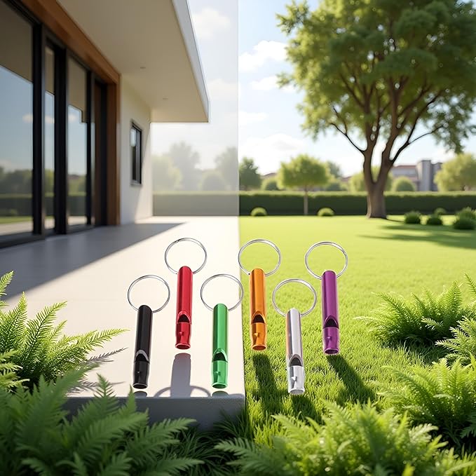 6 Pcs Ultrasonic Dog Training Whistles Metal Dog Training Whistles For Small Large Pet Dog Whistles Dog Flute Dog Whistles That Makes Dogs Come To You Dog Whistles That Makes Dogs Stop Barking