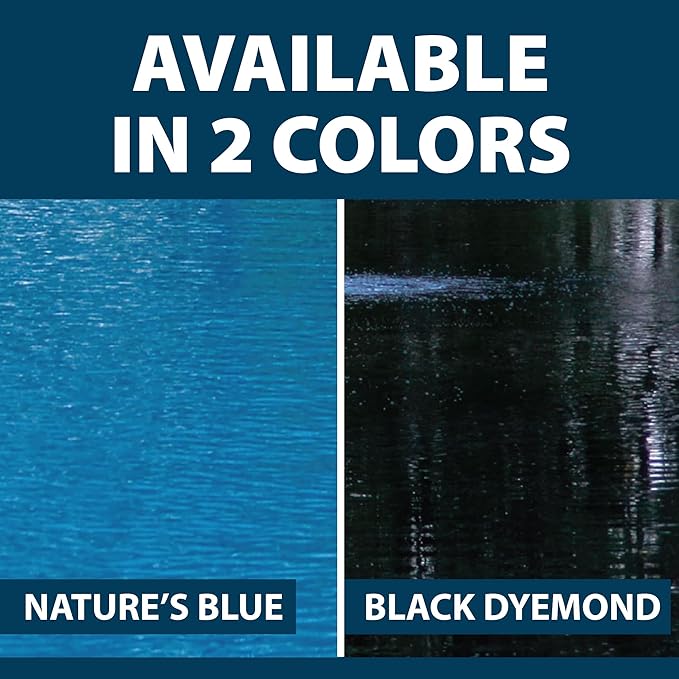 Airmax Pond Dye Packets Nature's Blue Colorant for Large Pond & Lake, Beneficial UV Blocking Color Concentrate, Maintain Clean & Clear Water, Fish Safe, Easy Treatment, 2 Soluble Packets
