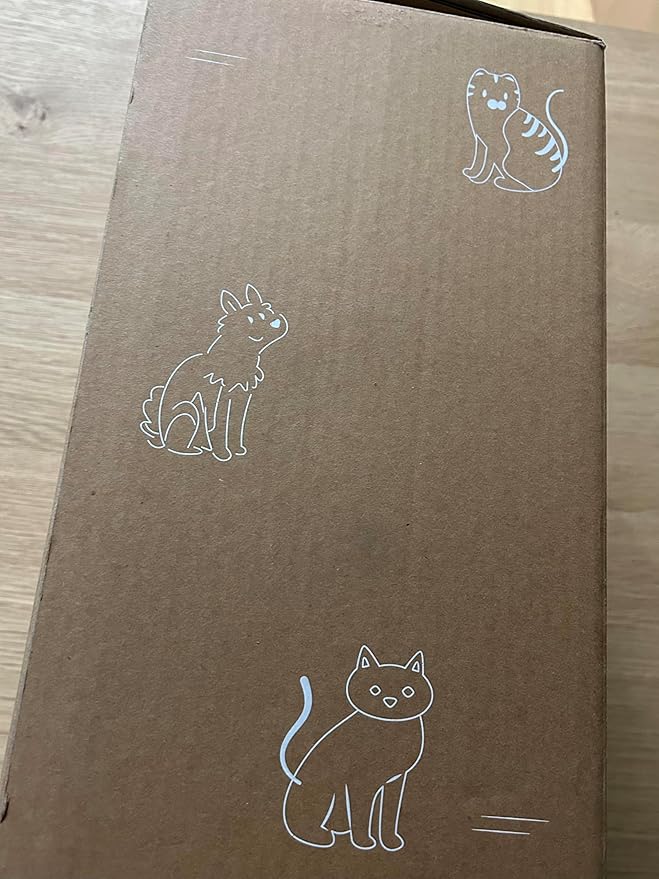 Faroro Automatic Cat Feeder with Camera, 3MP HD Video with Night Vision, 5G WiFi Cat Feeder Automatic with APP Control, 2-Way Audio, Low Food Sensor, Motion Alerts for Cats and Dogs