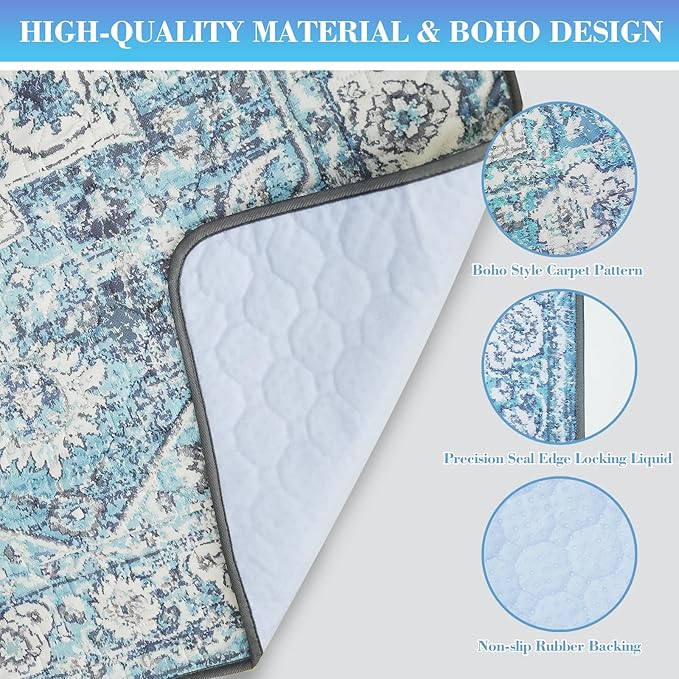 Thicken Washable Pee Pads for Dogs, 2 Pack Waterproof Reusable Pee Pads for Dogs，36"x48" Super Absorbent Leakproof Dog Pads, Non-Slip Potty Pads for Floor, Crate, Couch, Whelping Pads Pet Supplies
