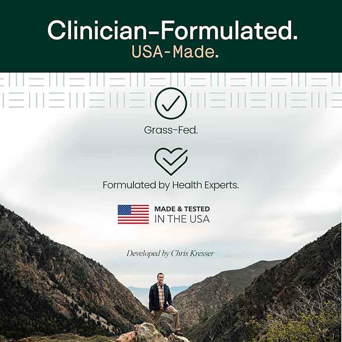 Adapt Naturals Colostrum Supplement with Lactoferrin & Beta-Glucan, Bio-Avail Grass Fed Bovine Colostrum Powder for Gut Health, Immune Support & Vitality | Non-GMO, 2500mg, Unflavored - 30 Days Supply