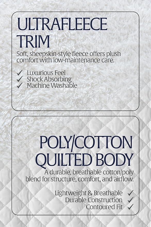 Equinavia Eidsvoll Shaped English Saddle Pad for Show Jumping with Ultra Fleece Trim