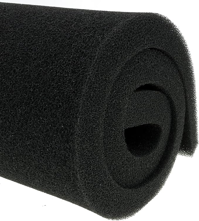 AFA Aquarium Filter Media Sponge Pad, Fish Tank Bio Open Cell Coarse Foam Block Foam Pre Filter Sponge Material (12" x 72" x 1" 30ppi)