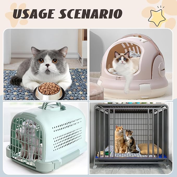 6 Pcs Washable Guinea Pig Blankets Absorbent Animal Fleece Bedding Waterproof Cage Liners Reusable Pet Pee Pad Sleep Mat Pad Cover for Hamster Ferret Rabbit Chinchilla Hedgehog (20"x30")