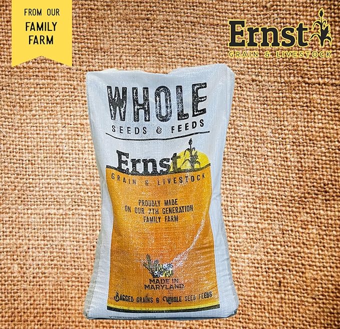 Ernst Grain & Livestock's Bird and Wildlife Feed – Perfect for Birds, Ducks, Squirrels, Turkeys, Rabbits, Geese, and Deer – Non-GMO Wild Animal & Bird Feed for Outside Feeders (25lb Bag)