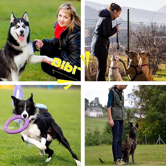 3 Pack Dog Whistle to Stop Barking Neighbors Dog - Adjustable Ultrasonic Silent Dog Whistle for Professional Training & Bark Control, with Lanyard (Black/White) - Effective Recall & Long Range