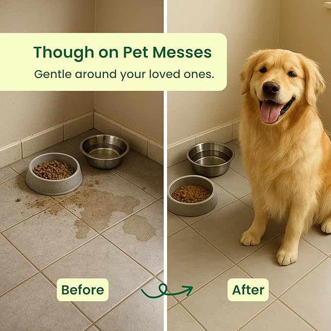 Good Natured Brand All-Purpose Cleaner Concentrate | Multi-Surface Cleaner | Natural Lemon Essential Oil | Multipurpose Cleaner Concentrate All Surfaces | Lemon Love | 8oz makes 128oz