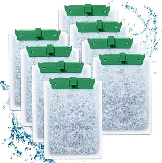 8PCS Medium Filter Cartridges Compatible with Tetra Whisper Bio-Bag Filter Cartridges Medium for Aquariums 10i IQ10 PF10, Fish Tank Filter Cartridges Power Filter Replacement for Tetra Filter