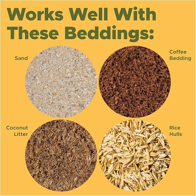 Premium Chicken Poop Scooper for Sand - Durable Chicken Coop Scoop Set - Sifting Shovel for Coop Cleaning - Metal Sand Sifter for Poultry Run - Poultry Litter Tools