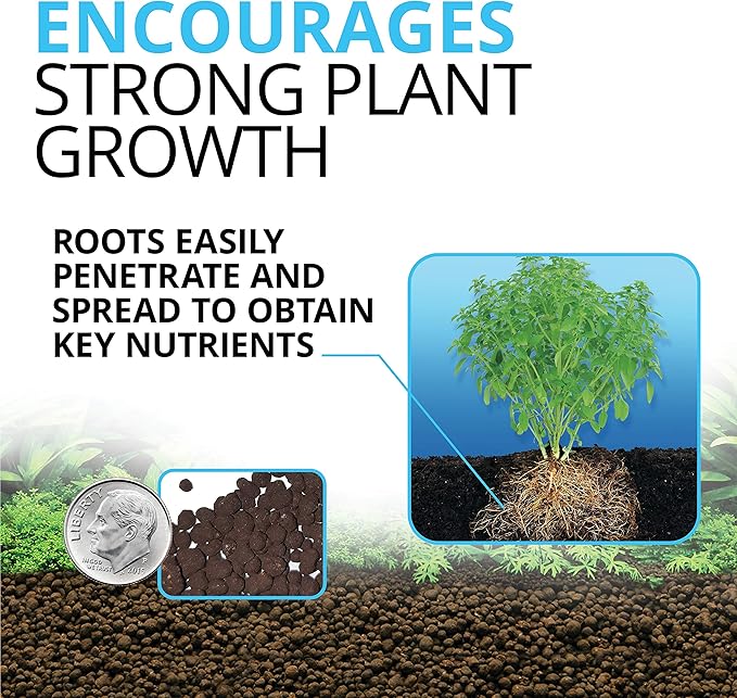 Fluval 12695 Plant and Shrimp Stratum for Freshwater Fish Tanks, 17.6 lbs. – Aquarium Substrate for Strong Plant Growth, Supports Neutral to Slightly Acidic pH