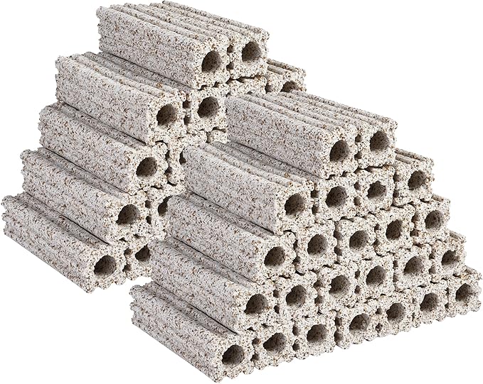 ALEGI Ceramic Bio Filter Media, Porous Media Filter Media for Sump Tank, Pond, Aquarium Fish Tank (Large 42 pcs)