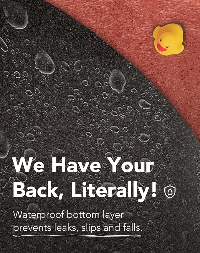 Lukamoo® Cute Cat Litter Mat (30’’x20’’), Large/L, for Kitty Litter & Cute Cat Litter Box, Litter Trapping Mat (Tuxedo)