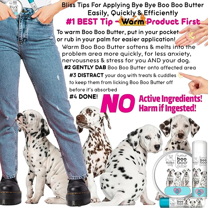 The Blissful Dog Dalmatian Boo Boo Butter, 4-Ounce
