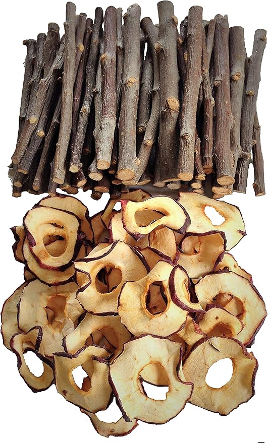 50 Mixed Apple Chew Bonus Pack, (Plus Free Apple Slices) for Small Pets