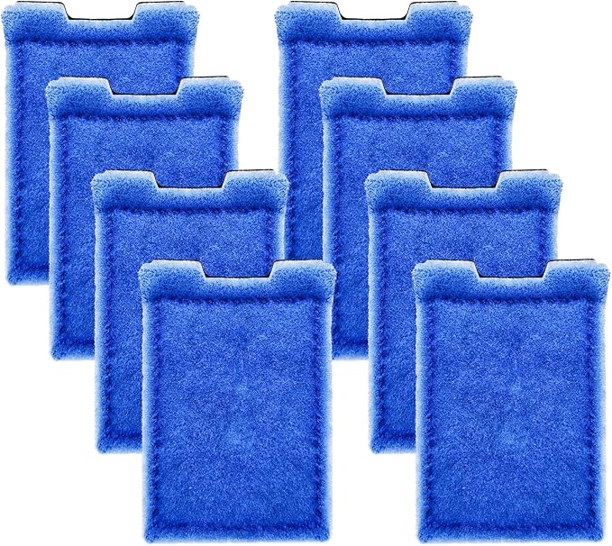 8 Pack Aquarium Filter Cartridges Rite-Size Z - Compatible with Marineland Eclipse & Emperor & Hidden Filtration System, Carbon Fish Tank Filters Replacement, Bio Media for Aquarium Filter