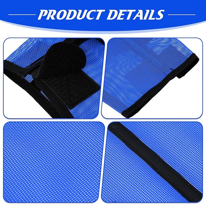 8 Pcs Mesh Fly Boots for Horse Breathable Mesh Horse Boots Protective Horse Leg Wraps Horse Leggings for Preventing Flies and Mosquitoes Bites (Light Pink, Dark Pink)